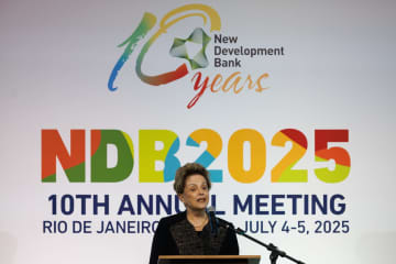ルセフ・新開発銀行総裁「世界女性サミットは未来を形作る機会」