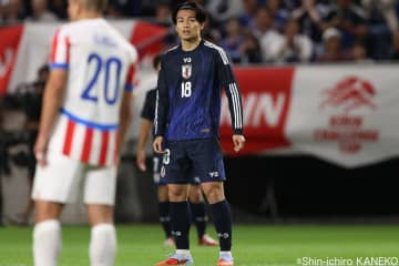 「噛み合っている状態」“絶好調”上田綺世、ブラジル撃破に導き歴史的ゴールを！「できることを最大限ぶつける」