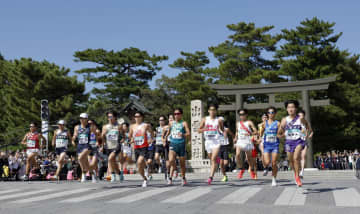 出雲駅伝、国学院大が2連覇　早大2位、青学大は7位