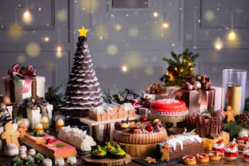 ヒルトン大阪のスイーツビュッフェで楽しむ♡華やかクリスマスデコレーション