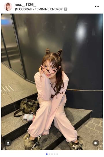 辻希美の長女・希空、レア髪型報告「ツノ生えた」　スウェット姿に「かわいい」の声