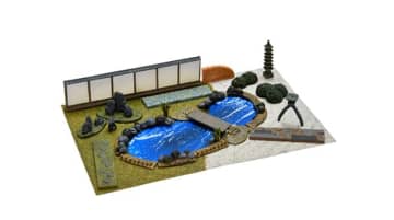 「ジオコレ」の「情景コレクション」より「情景小物041-2 日本庭園セット2」が2026年4月発売！