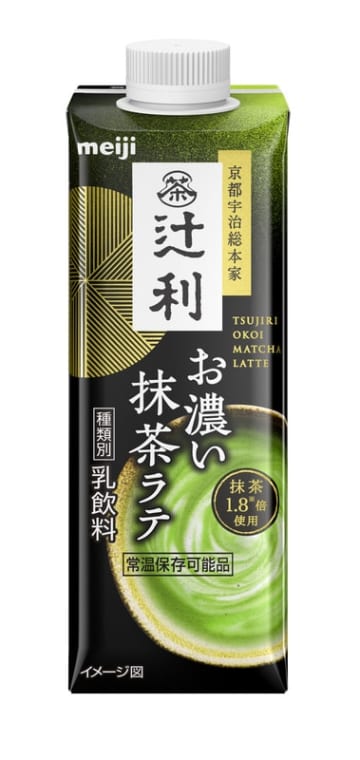 濃い抹茶ニーズに応えて抹茶使用量を1.8倍に！「辻利お濃い抹茶ラテ」10月21日発売／全国