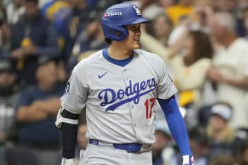 大谷翔平は第３打席に続き第５打席も申告敬遠。NLCS第１戦・ブルワーズ戦でヒットなし