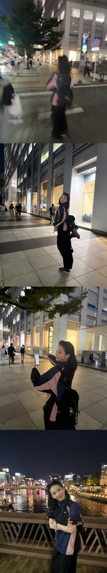 「聖地巡礼しなきゃ」aespa・カリナ、福岡の街に出没！“変装なし”で散策する姿に反響【PHOTO】