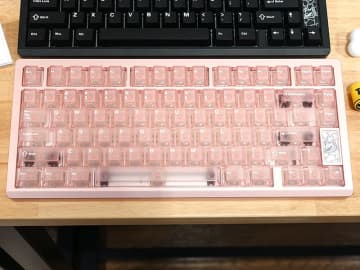 Chilkeyのラピトリキーボード「Slice75 HE」にWS Fluxスイッチ搭載モデル、半透明キーキャップ採用