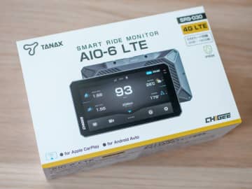 バイクナビ選びでもう迷わない！高性能なスマートライドモニター タナックスの「AIO-6 LTE」が快適すぎた！