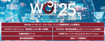 11/26 早稲田オープン・イノベーション・フォーラム2025開催
