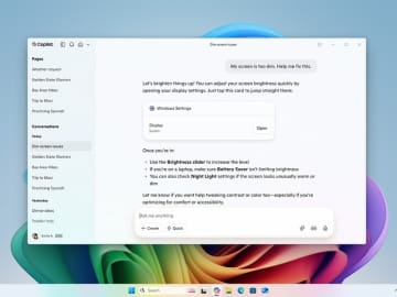 Copilotから「設定」の画面に直接ジャンプ。Insider向けに提供開始