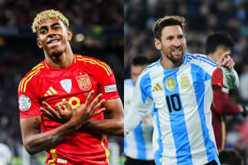 W杯優勝候補筆頭と目される欧州と南米の大陸王者、どちらが強いのか!? スペイン紙は同ポジションの選手を比較