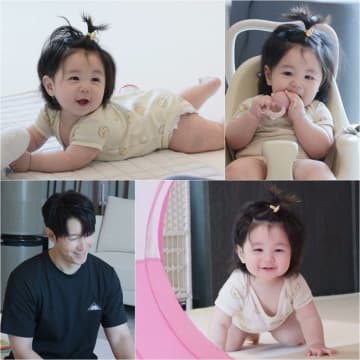 俳優シム・ヒョンタクの愛息ハルちゃん、“初りんご”に可愛さ炸裂！新しいモクバン誕生