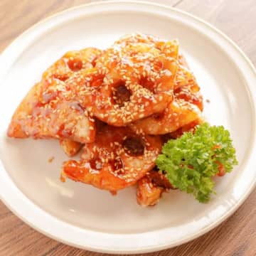 【カリッ＆甘辛がクセになる】「れんこんの甘辛唐揚げ」が家族に「もう1回！」と言われた絶品おかずレシピ