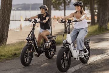 最長約97km、ファットタイヤ装備の折りたたみ電動バイク「Literider 2.0」