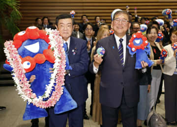 石破首相、ミャクミャクに別れ　「万博成功に大きな役割」