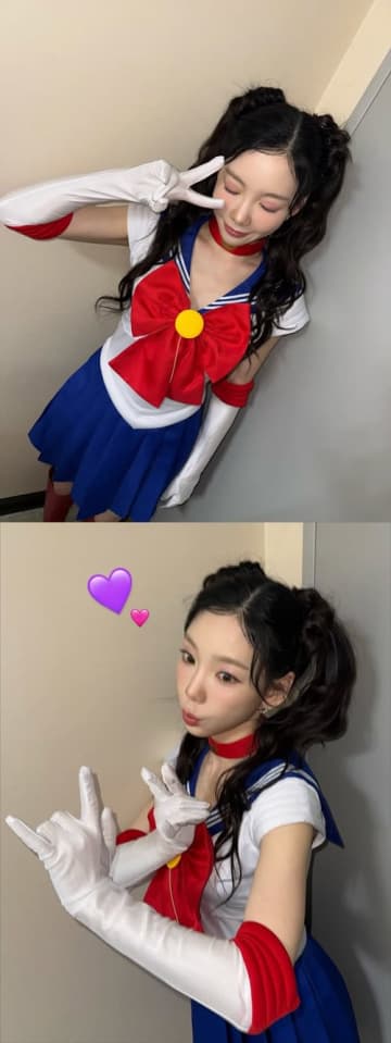 『セーラームーン』飛び出してきた!?少女時代・テヨン、完璧コスプレ姿にファン悶絶「まいりました」【PHOTO】