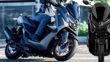 ヤマハ新型「NMAX 155 Tech MAX」初登場！ シフトダウン可能なCVT、スマホ連携機能を備え専用カラーを纏う【欧州】