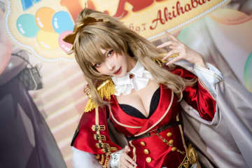 【コスプレ】王者の気品あふれるガーターベルト×美脚をご覧あれ！『アズレン』ライオンの威風堂々な佇まいがカッコいい【写真7枚】