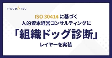 ITSUDATSU、ISO 30414に基づく人的資本経営コンサルティングに「組織ドッグ診断」レイヤーを実装　～顕在課題と潜在課題を二層モデルで組織の課題を同時に可視化し、人的資本開示とIR戦略を加速～
