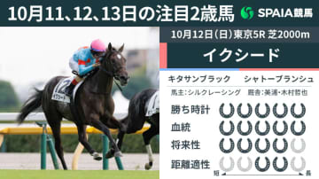 【注目2歳馬】イクイノックスの全妹・超良血イクシード　上がり33.4の瞬発力で豪快に差し切る