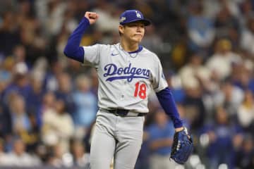 山本由伸 9回・7奪三振・1失点でメジャー初完投！ 先頭打者ホームランにも動じず圧巻の投球で勝利