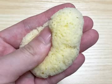 「本当にスポンジ？」　変わった見た目のアイテムを使ってみたら…