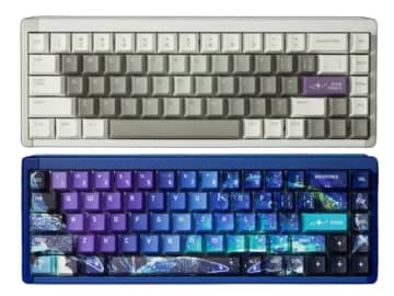 Utyping、磁気スイッチ搭載65%有線キーボード。イラストレーターまころん氏コラボモデルも