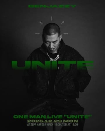 Benjazzy、初のワンマン・ライヴ〈UNITE〉をZepp羽田で開催