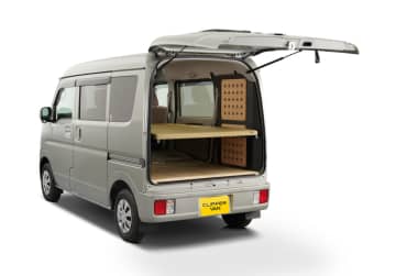 車中泊ニーズに応える軽バン　新型「クリッパーバン マルチラック」登場