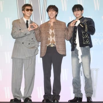 【PHOTO】BTSのV＆RM＆J-HOPE「乳がん認識向上キャンペーン」チャリティーイベントに出席（動画あり）
