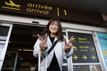 GP開幕へ、坂本花織ら現地入り　フィギュア、第1戦フランス大会