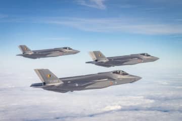 ベルギー空軍、F-35A戦闘機を国内初配備！ 最初の3機が到着