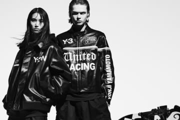 Y-3×ネイバーフッド、コラボロゴ入りスニーカーやモーターサイクルジャケット