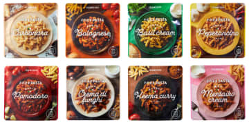 3年間保存可能、そのまま食べられるショートパスタ