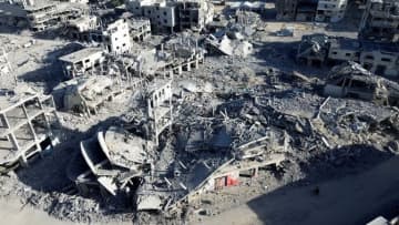 がれきから新たに１６人の遺体、停戦後発見の遺体２５０人超に　ガザ当局
