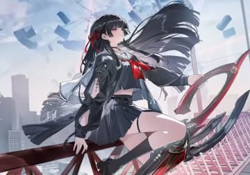 セーラー服に黒髪ロングな日本風美少女！『鳴潮』新キャラ「千咲」がいよいよ実装―武器は剣にも見える巨大なハサミ