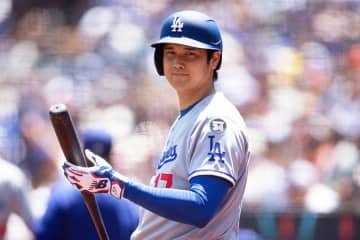 大谷の特大弾直前、同僚が「Ohhhhhh」悲鳴のプレー　「この男の性格は読めない」米ファン爆笑