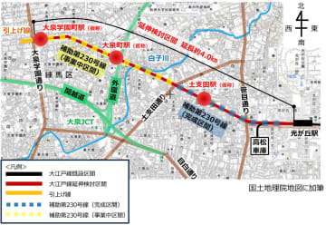 都営大江戸線延伸計画　光が丘～大泉学園町