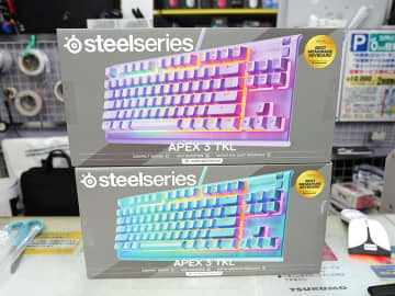 SteelSeriesのゲーミングキーボード「Apex 3 TKL」とマウスパッド「QcK」にパステルカラーの新色
