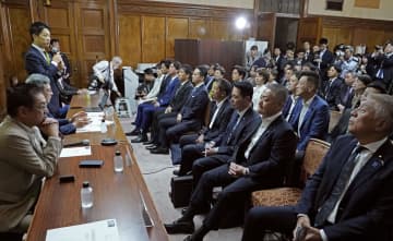 維新議員総会、連立協議入り了承　自民と午後に初会合