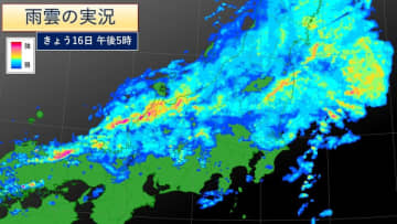 北陸地方　今夜にかけて土砂災害や河川の増水に警戒を
