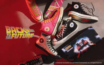 CONVERSE×バック・トゥ・ザ・フューチャー 40周年コラボスニーカー発売