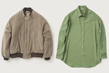 オーラリーの"軽くて暖かい”ブルゾン＆上品ウールシャツなど、阪急梅田限定で