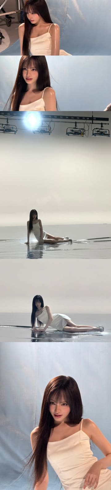 艶やかボディに釘付け…IVE・リズ、美脚あらわな“寝そべりSHOT”にファン悶絶「女神だ」【PHOTO】