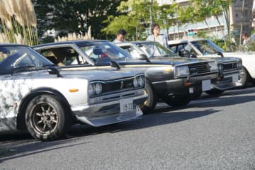 「西部警察」に登場した本物のマシンXも!?　スカイラインをテーマに年代もさまざまな車両が集結