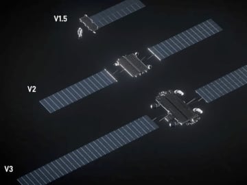 スターリンクが新型衛星「V3」　ギガビット級の通信を実現