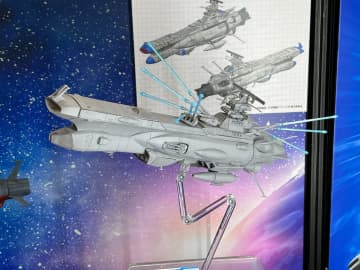 『ヤマトよ永遠に REBEL3199』より「アリゾナ」が1/1000プラモデル化決定【#全日本模型ホビーショー】2026年4月発売予定。原型が初公開