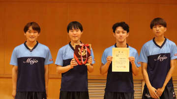 男子は名城大学が初V　女子は中京学院大学が2年連続V＜第31回後藤杯争奪東海学生卓球チャンピオン大会＞