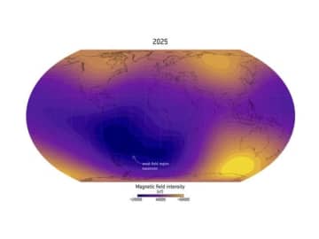半世紀前から知られる「地球磁場の裂け目」がいま拡大中　我々への影響は