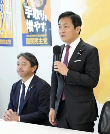 国民、首相指名は玉木氏に一任　連立成否見極め対応