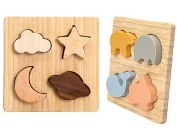 赤ちゃんの手指の発達に♪楽しくてかわいい「はめこみパズル」をAmazonタイムセールでチェック！